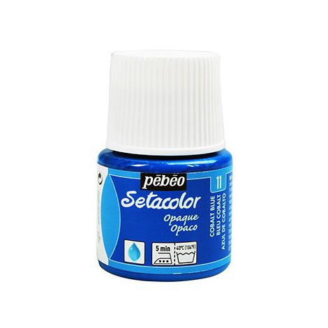 Farba do tkanin Pebeo Setacolor 45ml, Niebieska/11 Cobalt Blue